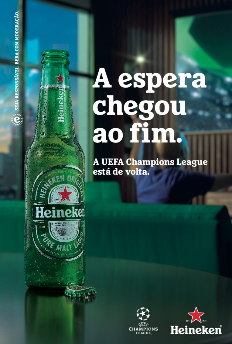 Marca de cerveja promoverá final da Champions League e tira